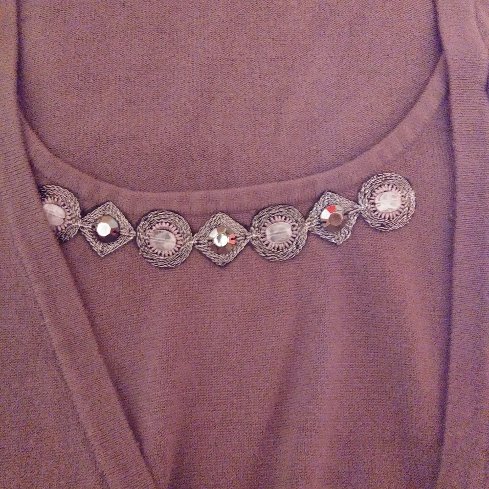 Soft gray sweater from Cato